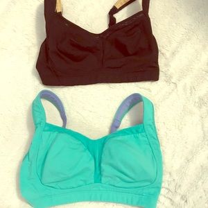 Two Lululemon TaTa Tamer Sports Bras